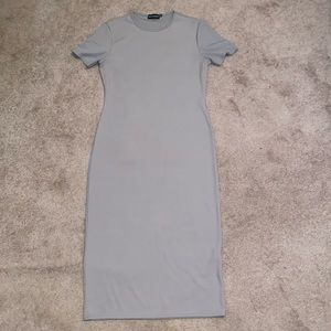 PrettyLittleThing Fitted Midi Dress